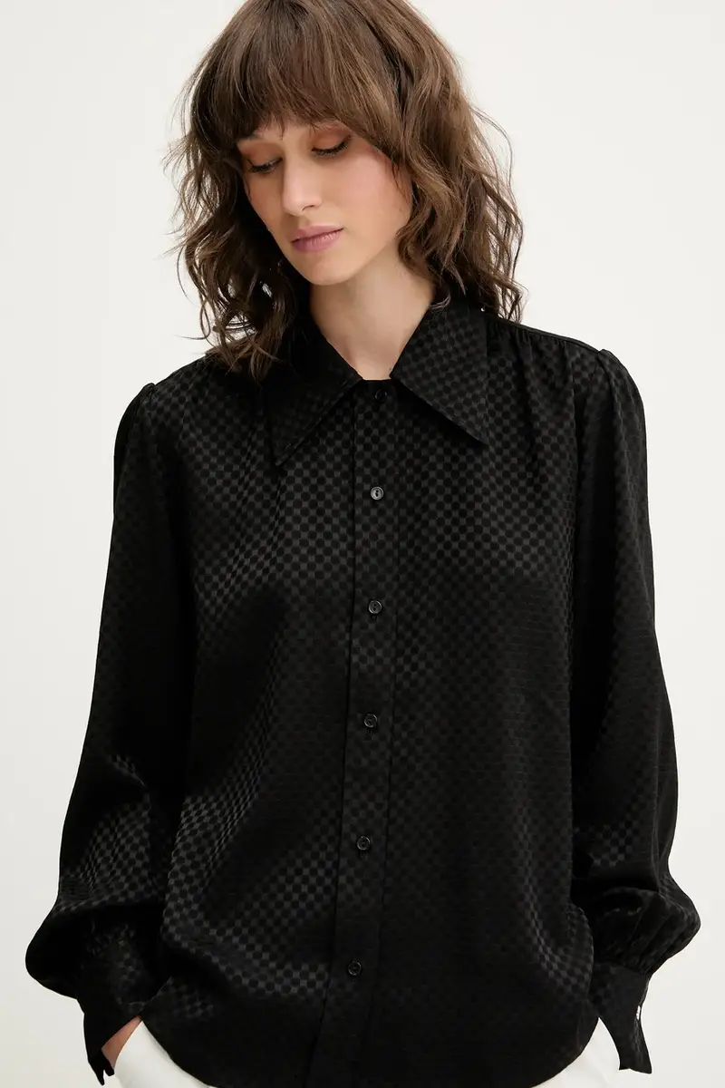 camicia donna colore nero 50543359 miniatura 4
