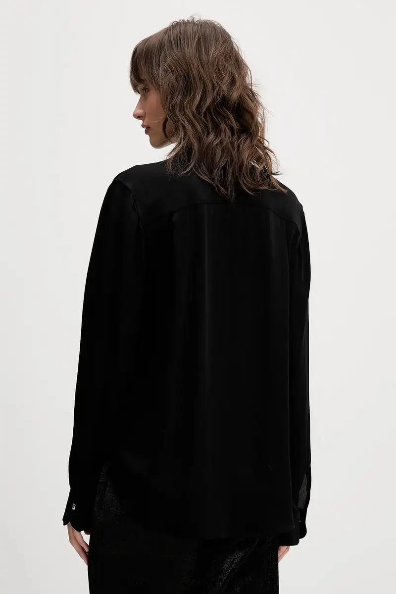 camicia donna colore nero 50550779 miniatura 3