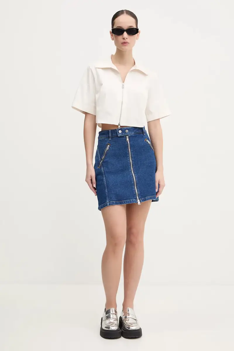 camicia in cotone donna colore beige 50531546 miniatura 2