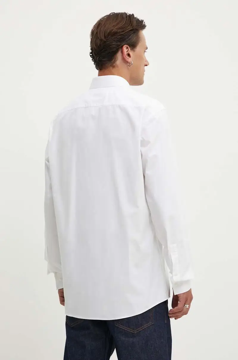 camicia in cotone uomo colore bianco 50519812 miniatura 3