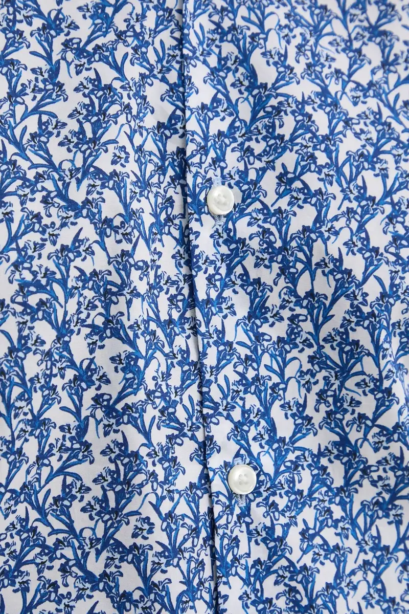 camicia in cotone uomo colore bianco 50534068 miniatura 5