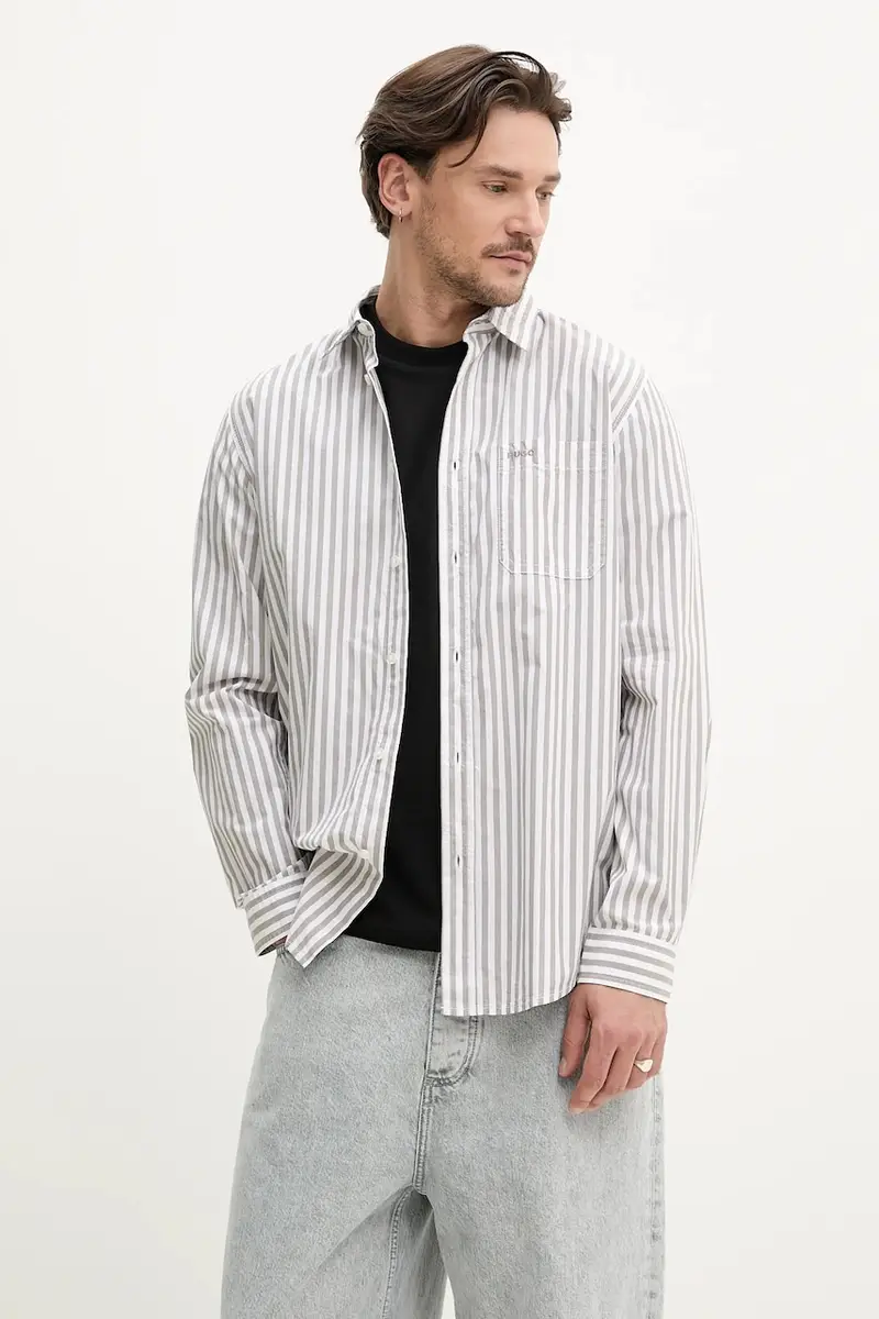 camicia in cotone uomo colore bianco 50539309