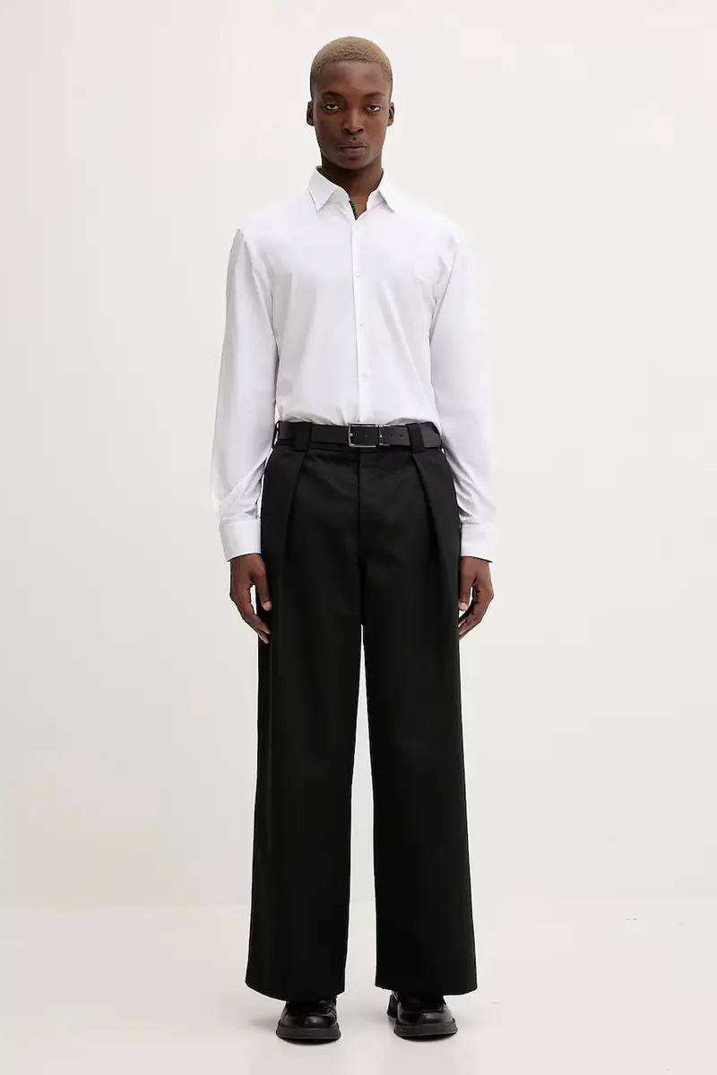 camicia in cotone uomo colore bianco 50549766 miniatura 2