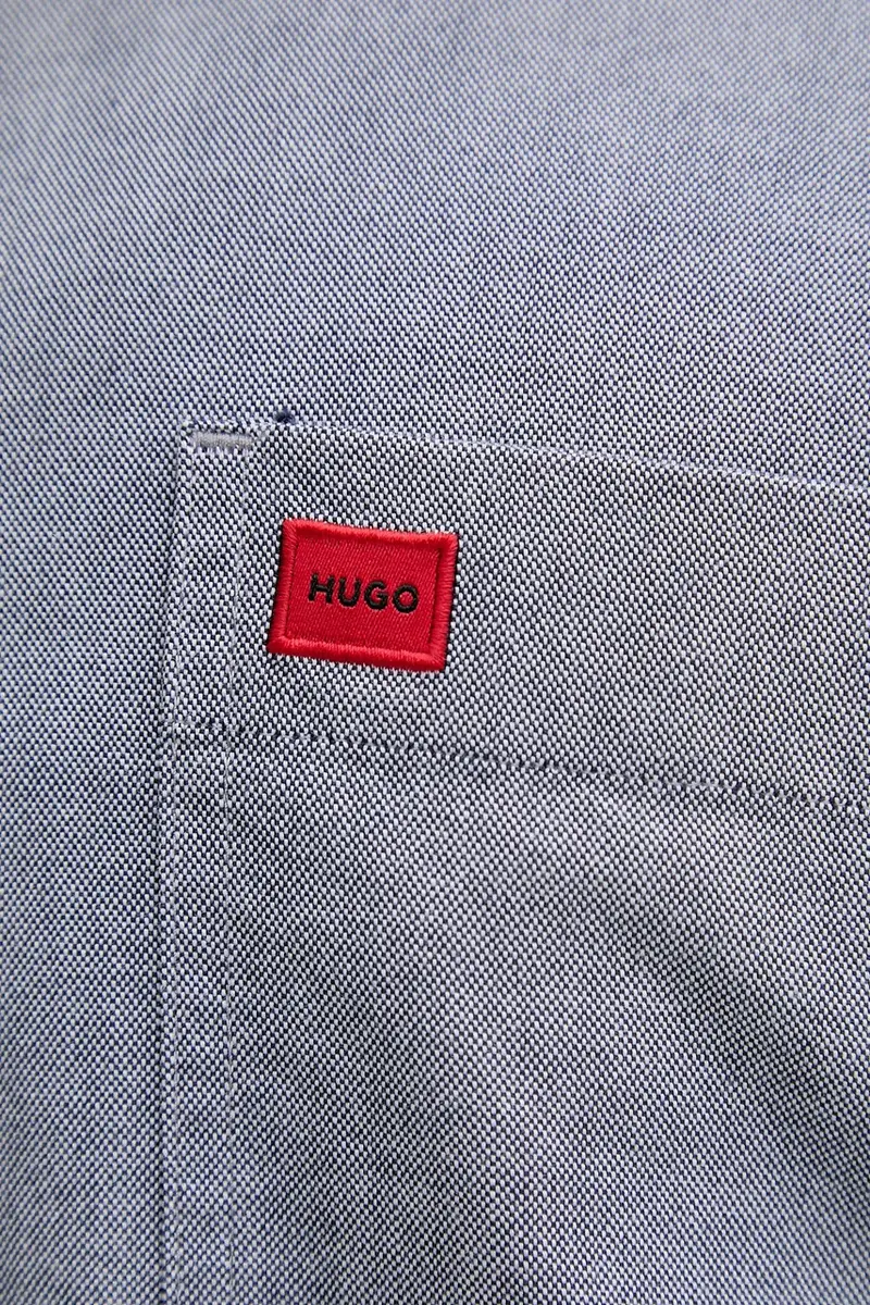 camicia in cotone uomo colore nero 50479302 Blu navy miniatura 5