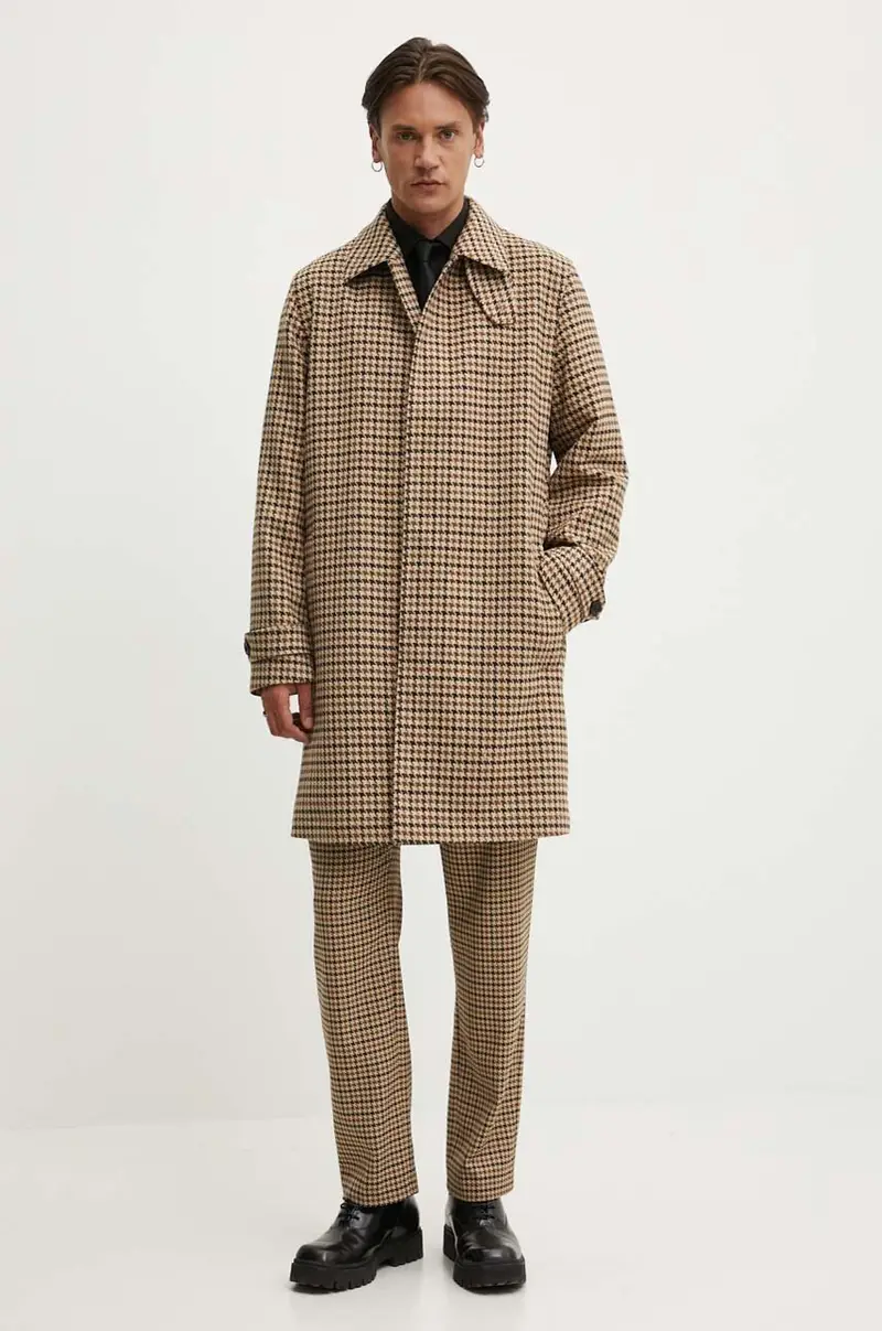 camicia in cotone uomo colore nero 50519812 miniatura 4