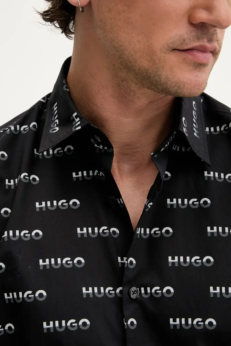 camicia in cotone uomo colore nero 50545349 miniatura 5