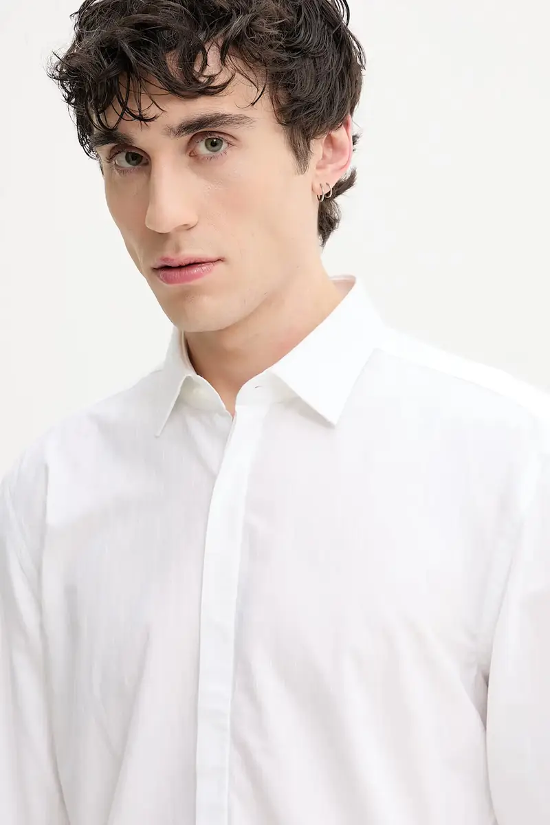 camicia uomo colore bianco 50539770 miniatura 4