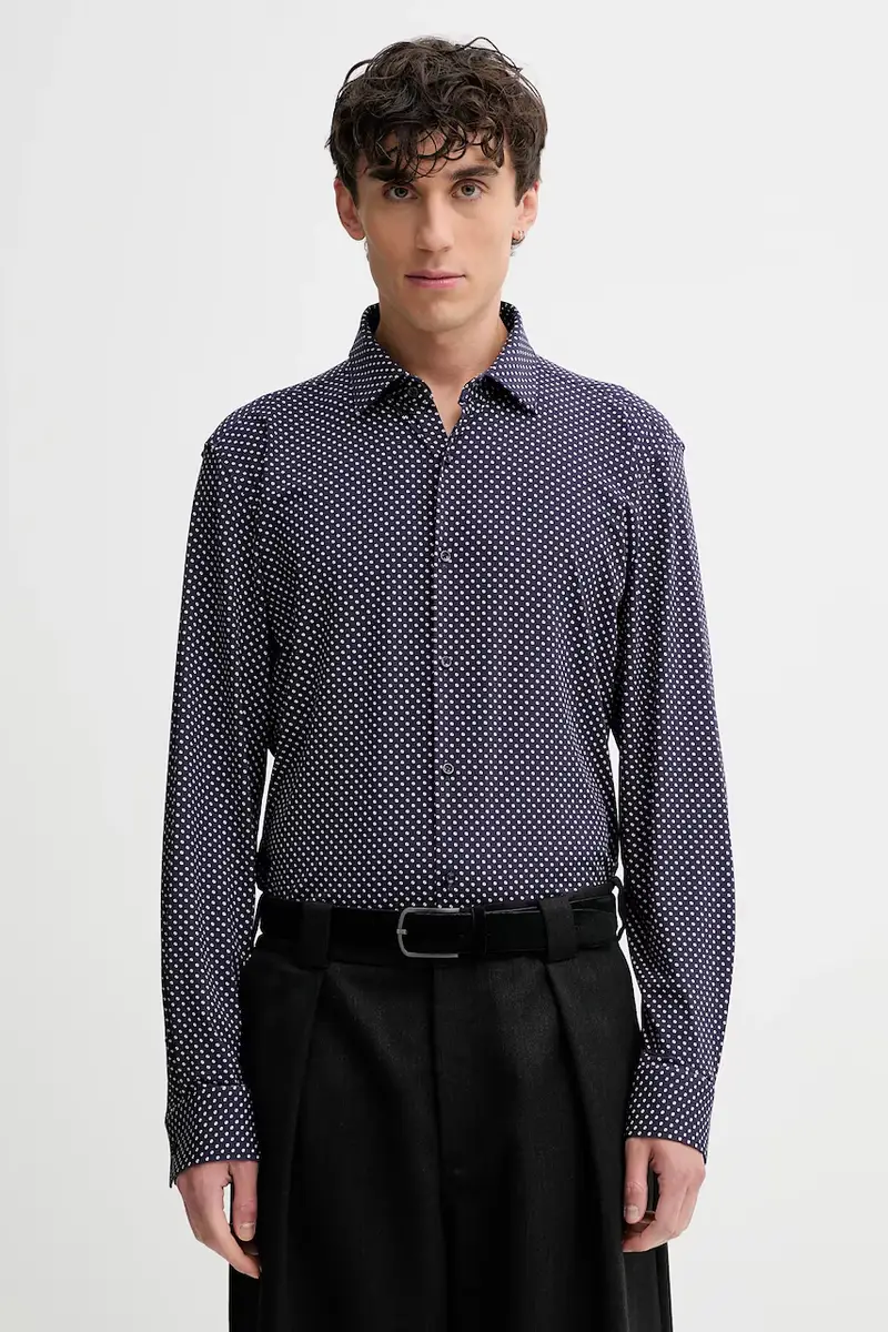 camicia uomo colore blu navy 50550524