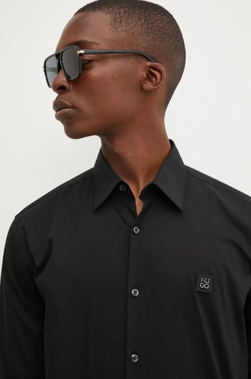 camicia uomo colore nero 50505315 miniatura 4