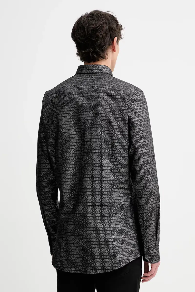 camicia uomo colore nero 50524846 miniatura 3