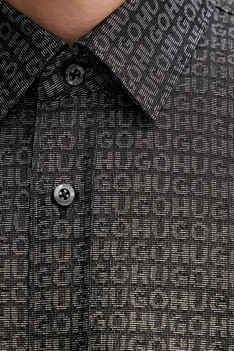 camicia uomo colore nero 50524846 miniatura 5