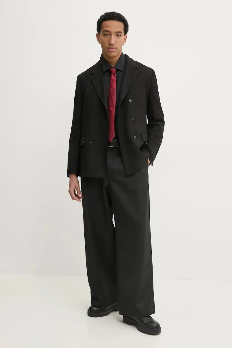 camicia uomo colore nero 50534124 miniatura 2