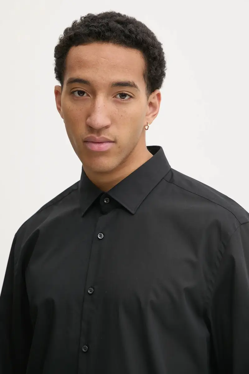 camicia uomo colore nero 50534124 miniatura 4