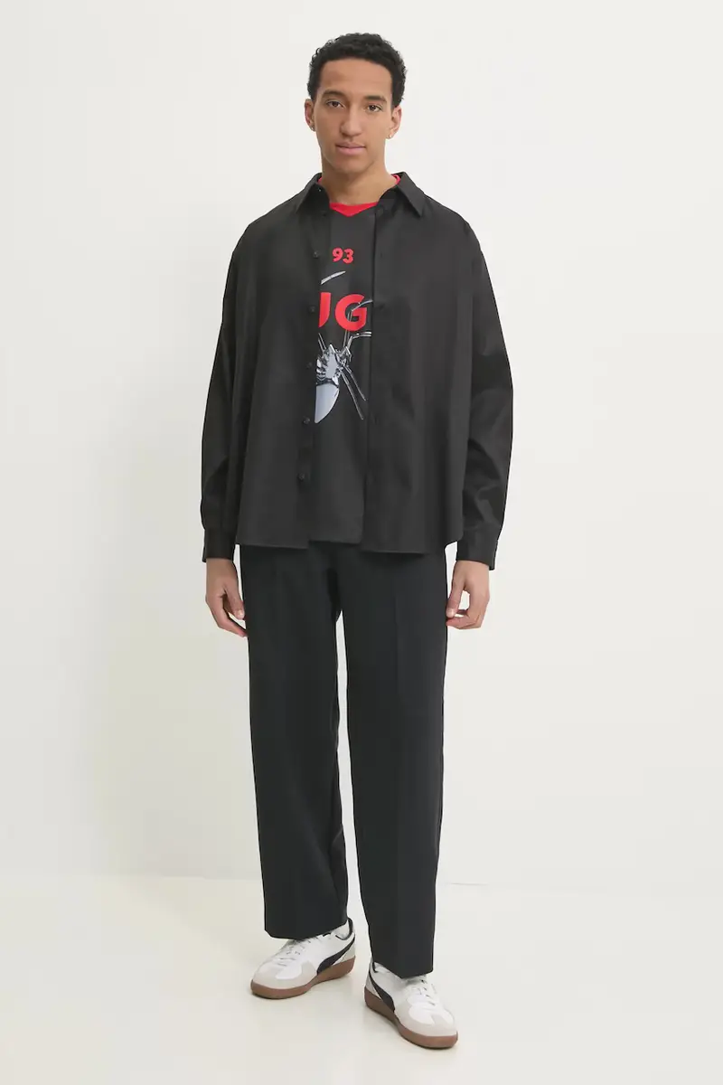 camicia uomo colore nero 50534282 miniatura 2