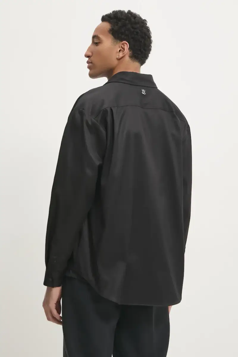 camicia uomo colore nero 50534282 miniatura 3