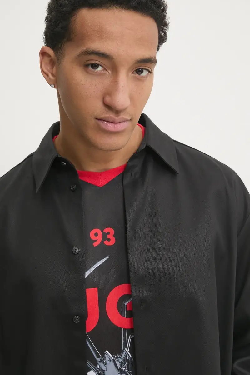 camicia uomo colore nero 50534282 miniatura 4