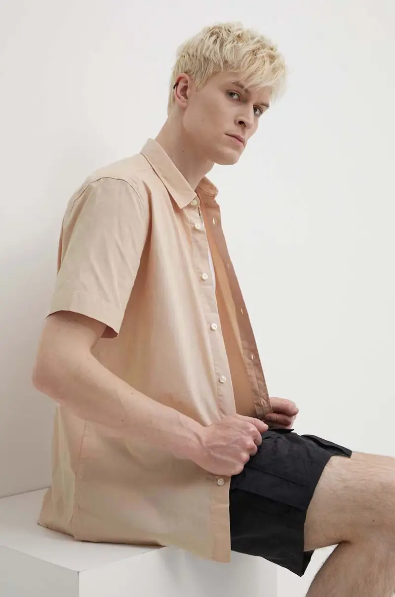 camicia uomo colore nero Rosa