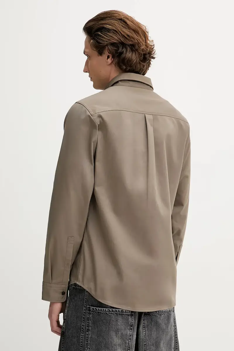 camicia uomo colore verde 50541392 miniatura 3