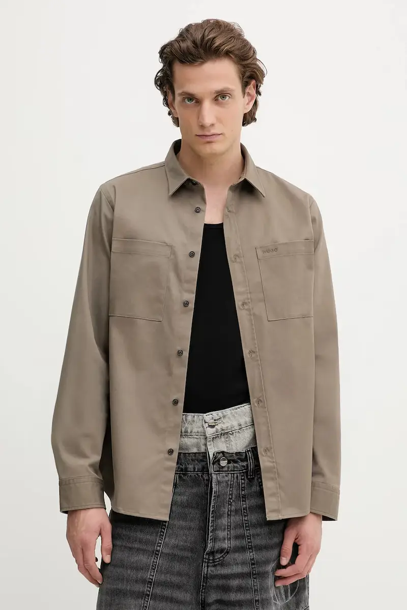 camicia uomo colore verde 50541392