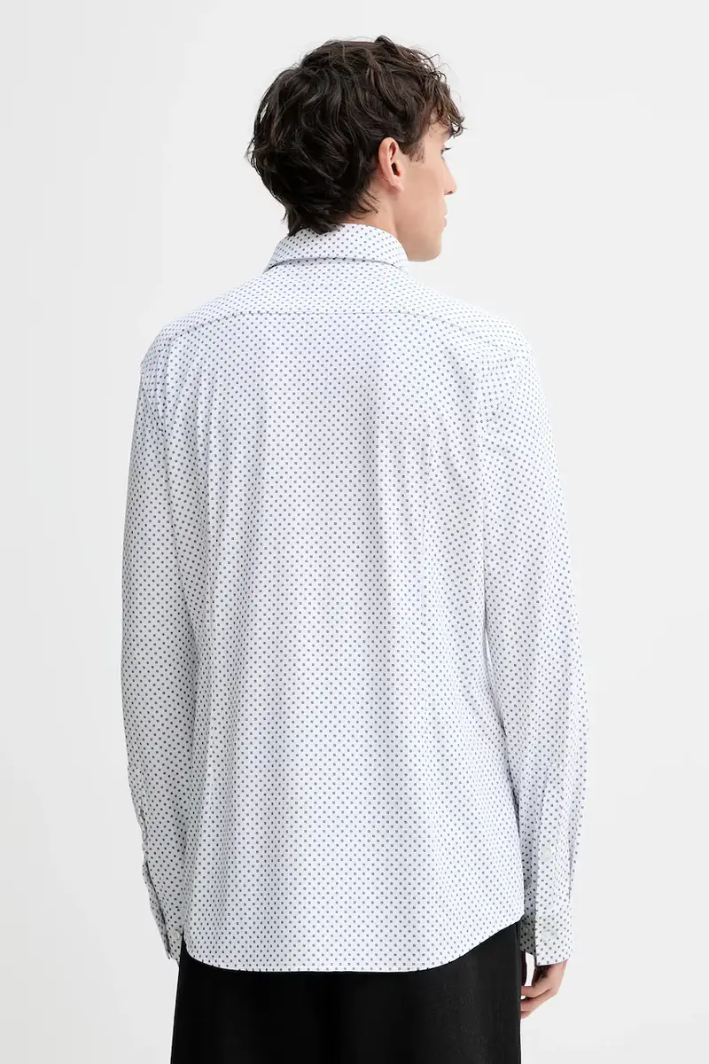 camicia uomo colore verde 50550524 miniatura 3