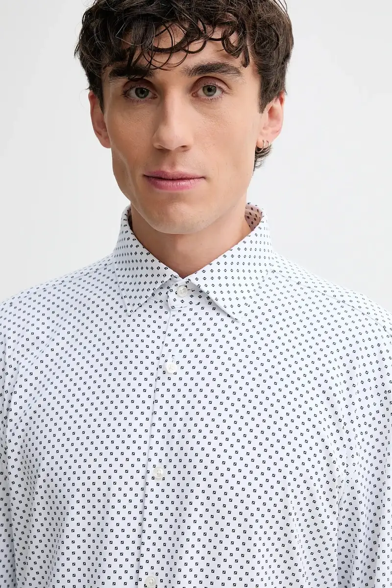 camicia uomo colore verde 50550524 miniatura 4