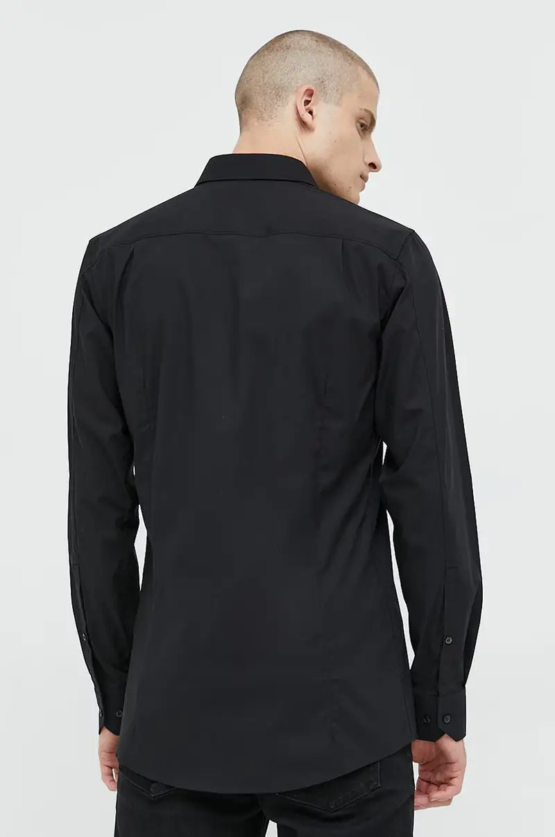 camicia uomo Nero miniatura 3