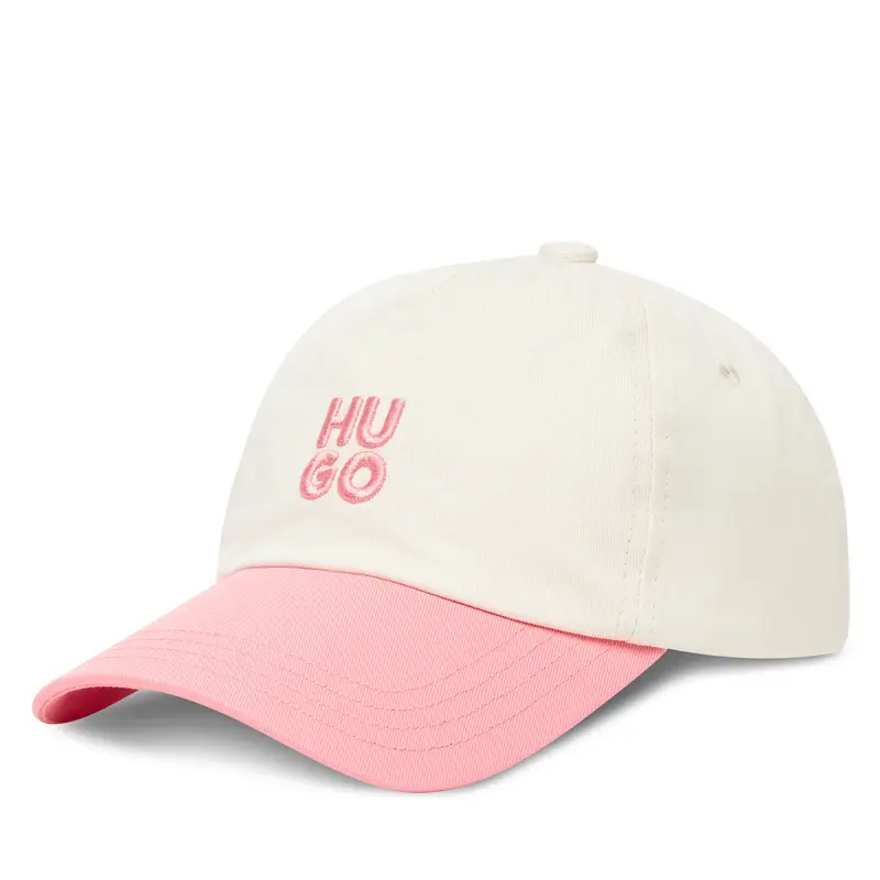 Cappellino HUGO Asya 50546581 Écru Écru