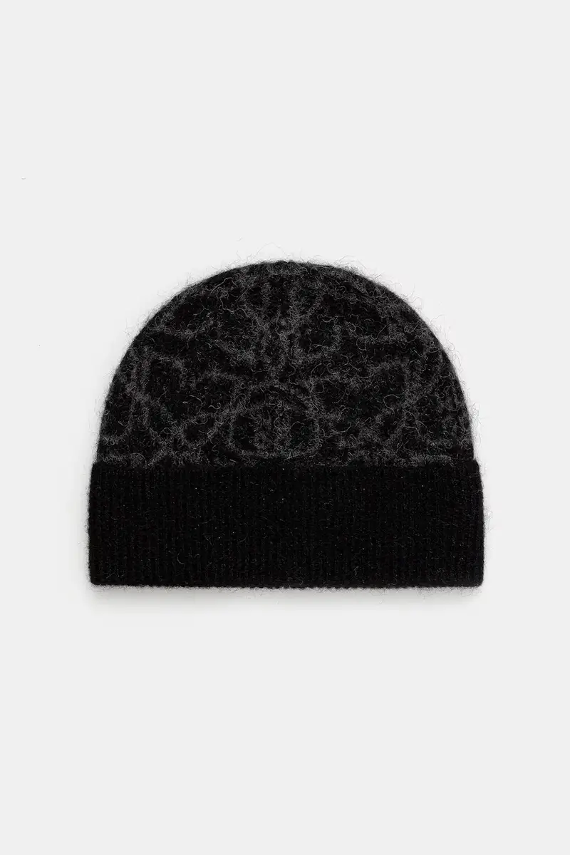 cappello in lana colore nero 50548722