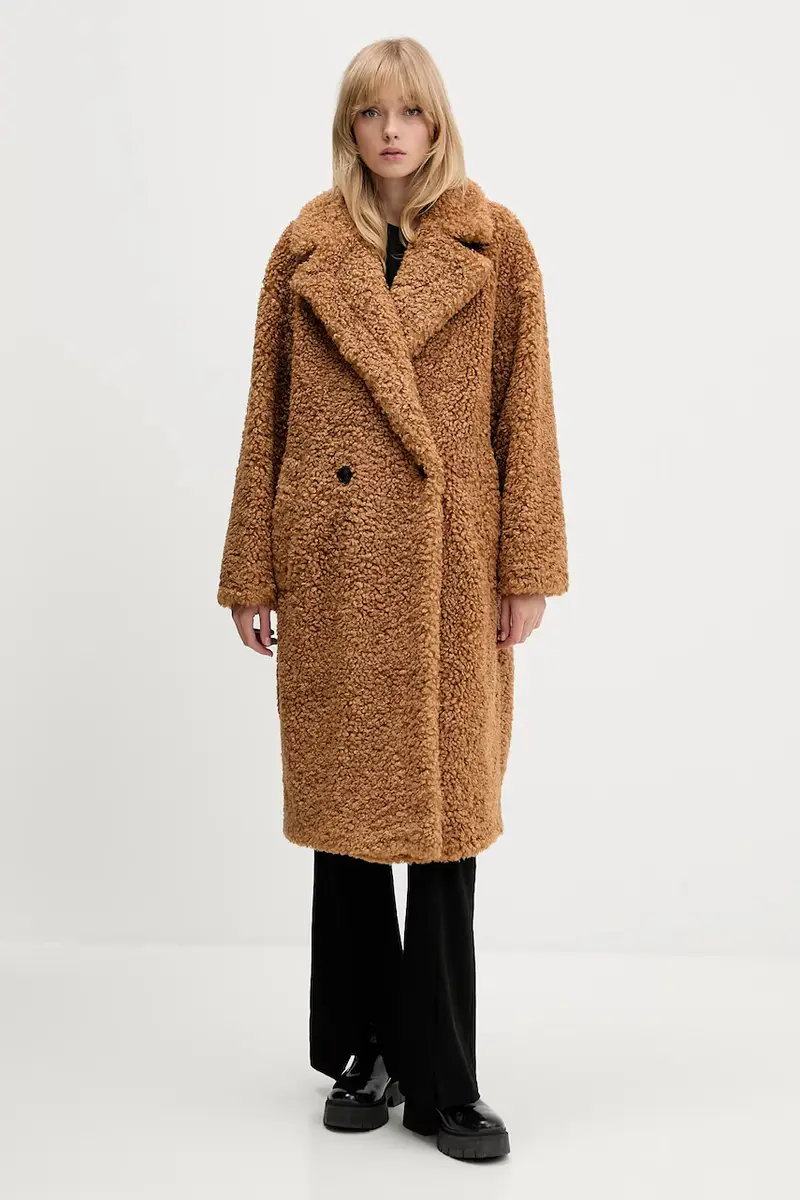 cappotto colore beige 50547610 Marrone miniatura 2