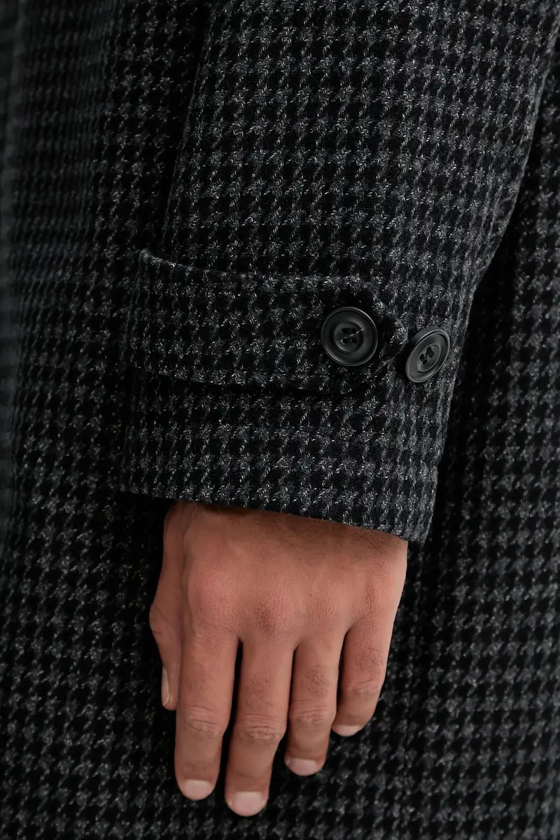 cappotto in lana colore nero 50549789 miniatura 5