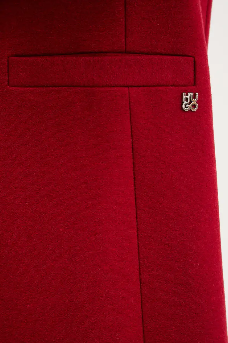 cappotto in lana colore rosso 50547691 miniatura 5