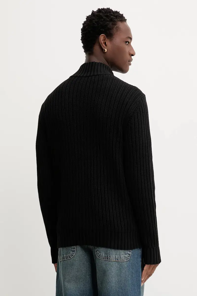 HUGO Cardigan Uomo Nero 3846588 miniatura 3