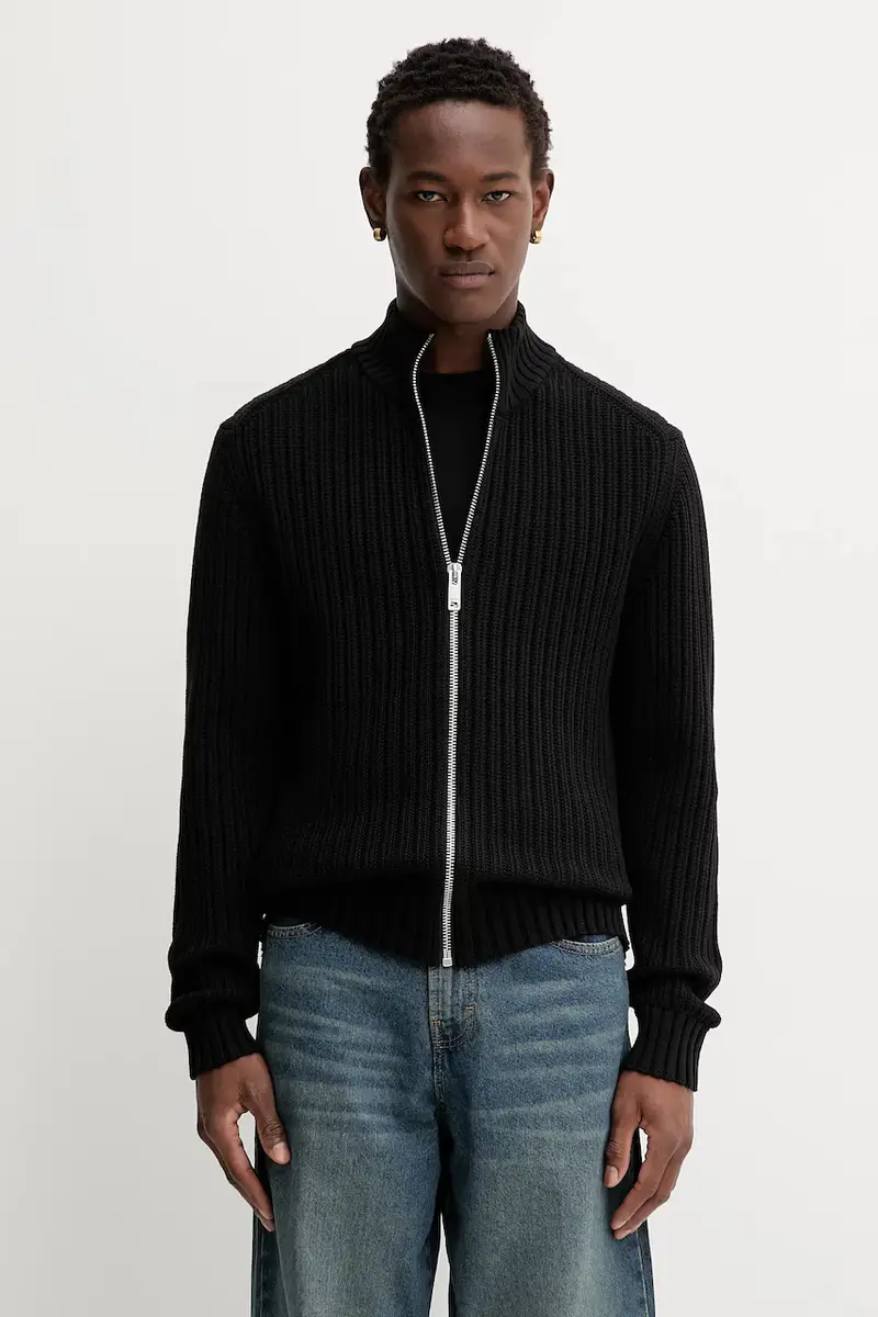 HUGO Cardigan Uomo Nero 3846588