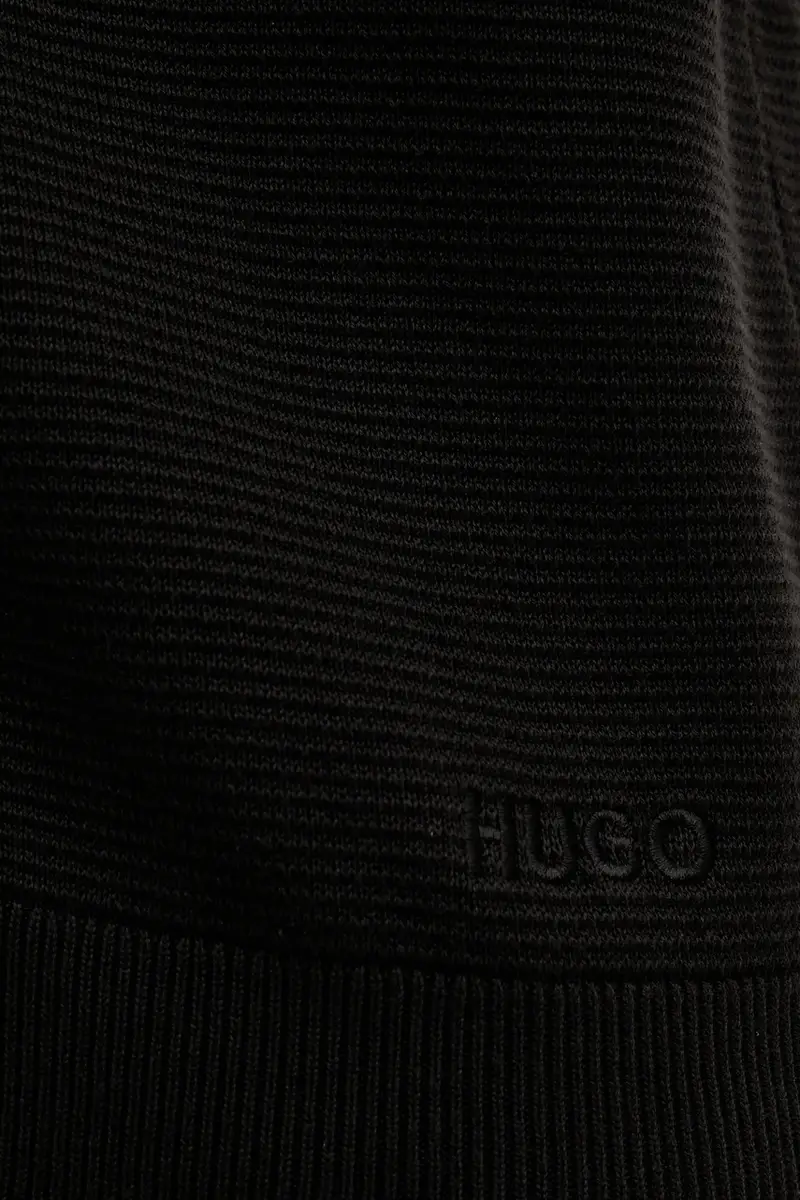 HUGO Cardigan Uomo Nero 3647339 miniatura 5
