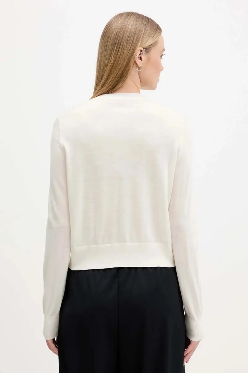 HUGO Cardigan Donna Beige 3574471 miniatura 3