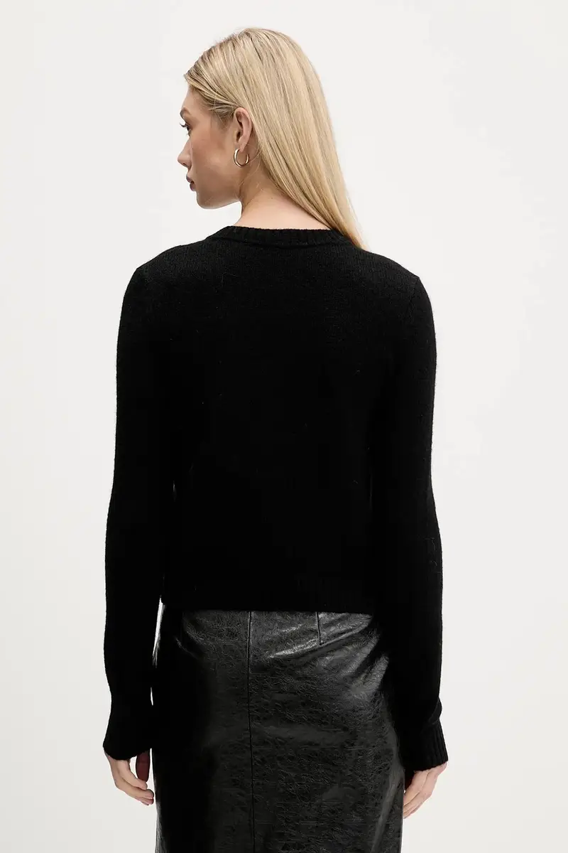 HUGO Cardigan Donna Nero 3776180 miniatura 3