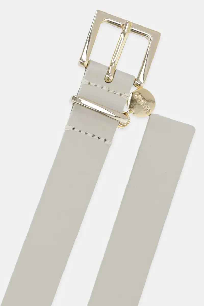 cintura in pelle donna colore bianco 50522644 miniatura 2