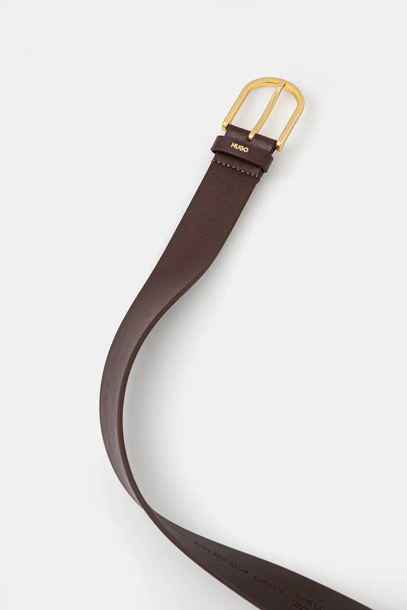 cintura in pelle donna colore nero 50486616 Marrone miniatura 2