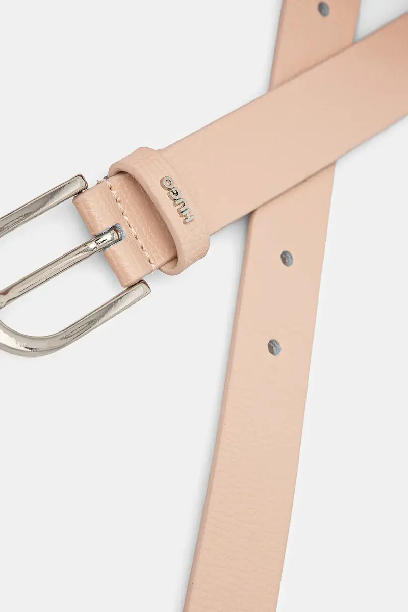 cintura in pelle donna colore nero 50516558 Rosa miniatura 2