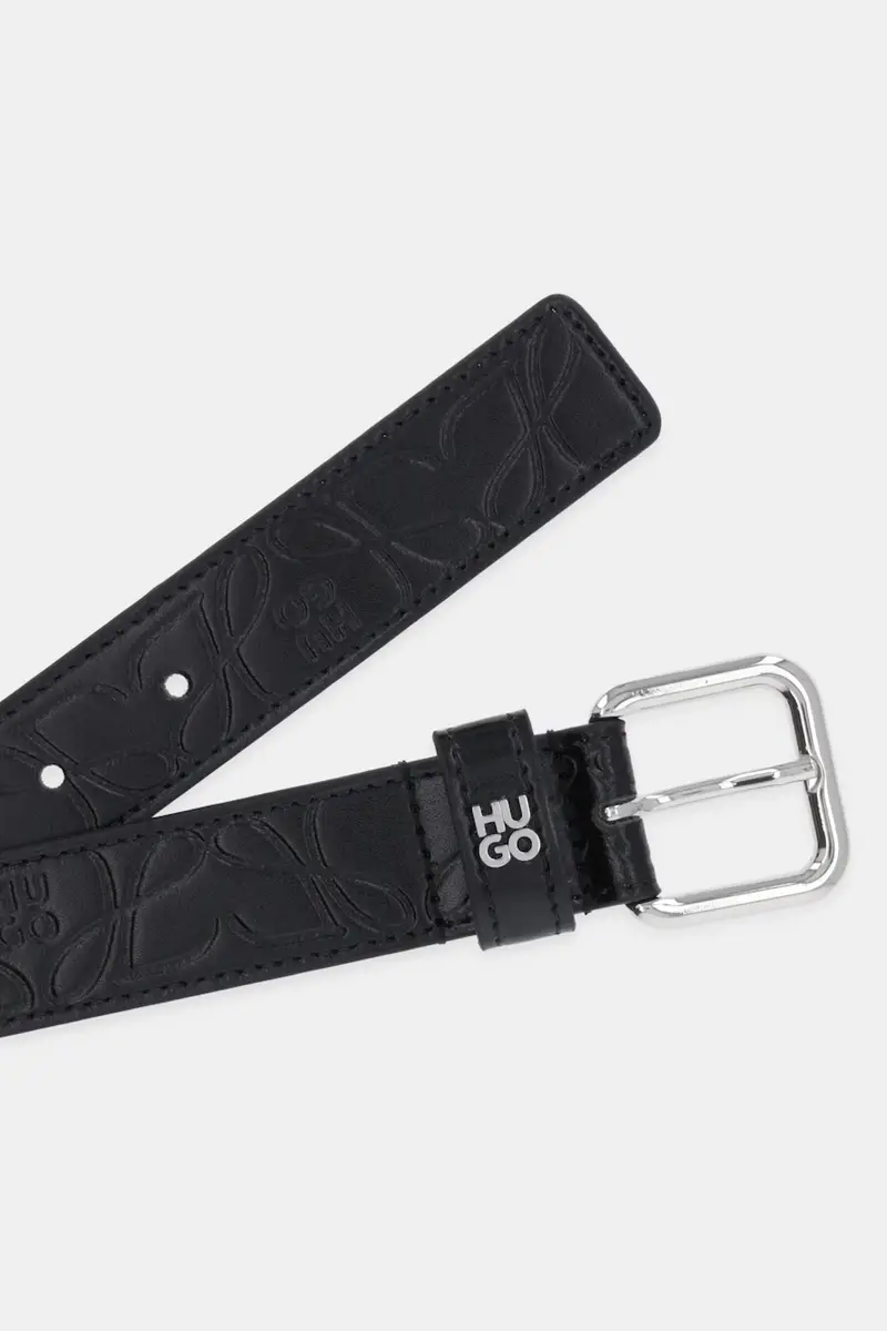 cintura in pelle donna colore nero 50548410 miniatura 2