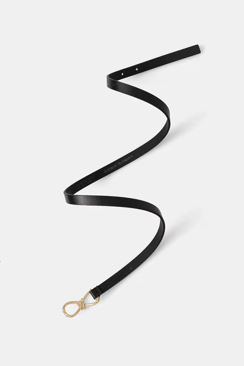 cintura in pelle donna colore nero 50554103 miniatura 3