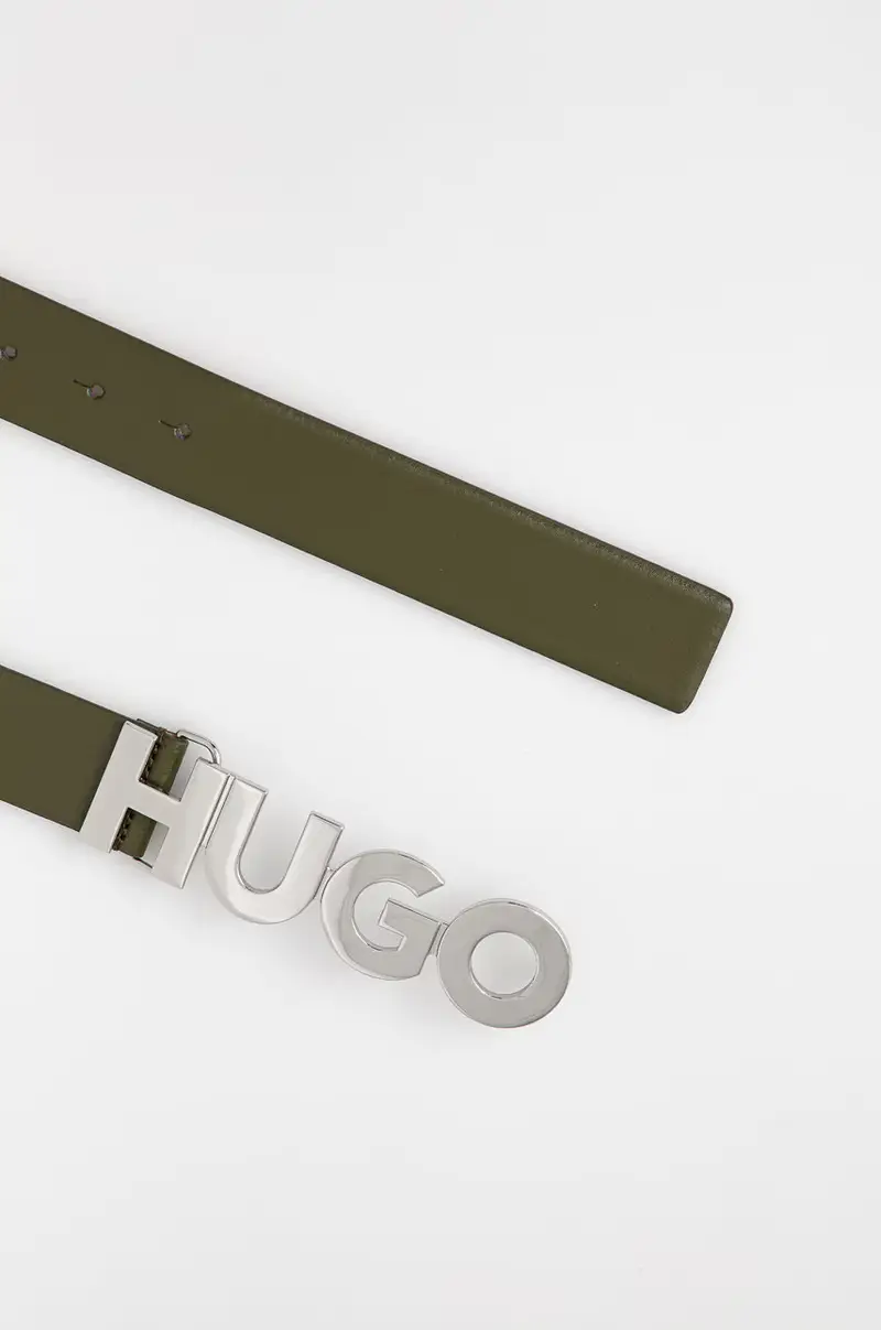 cintura in pelle donna Verde miniatura 2