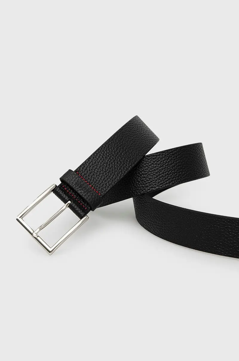 cintura in pelle uomo colore nero 50471562 miniatura 2