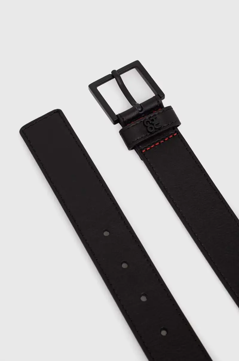 cintura in pelle uomo colore nero 50522495 miniatura 2