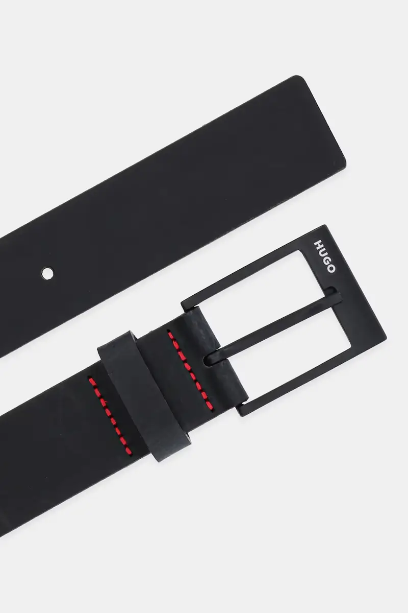 cintura in pelle uomo colore nero 50548339 miniatura 2