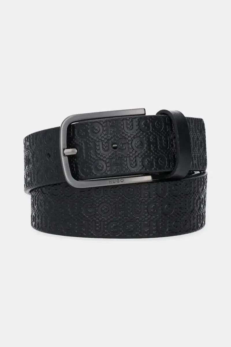 cintura in pelle uomo colore nero 50548364