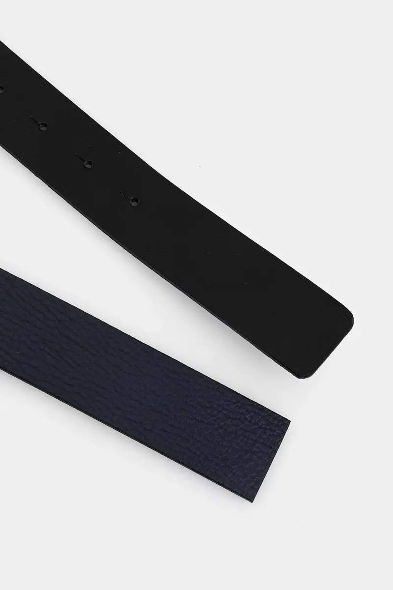 cintura in pelle uomo colore nero 50548369 miniatura 3