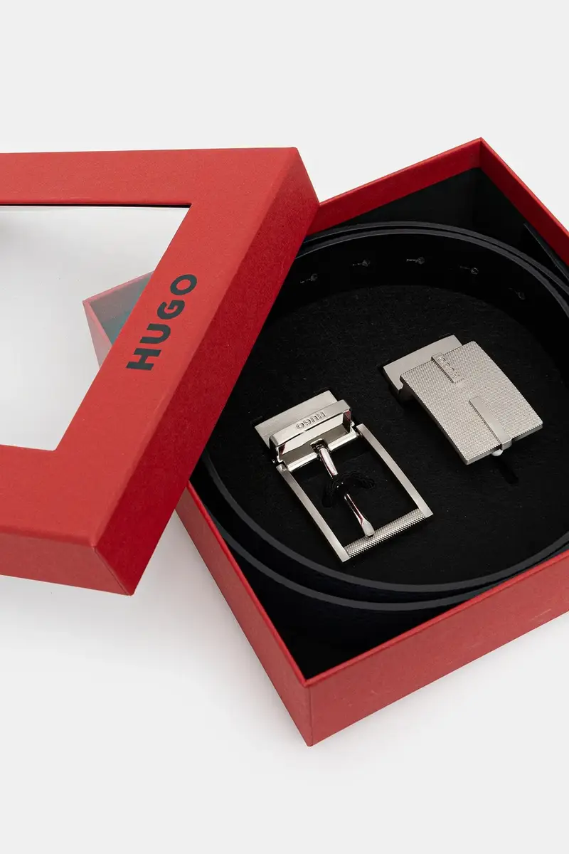 cintura in pelle uomo colore nero 50548369 miniatura 4