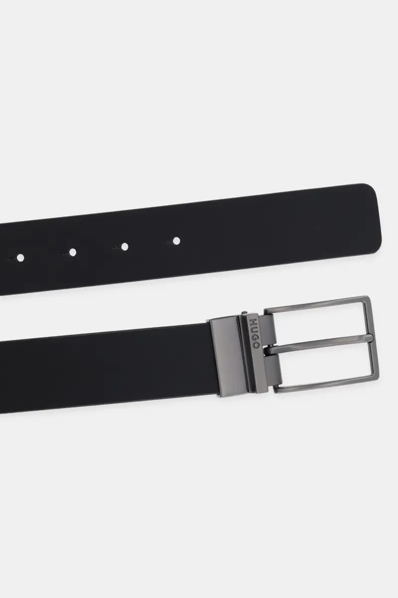 cintura in pelle uomo colore nero 50548381 miniatura 2