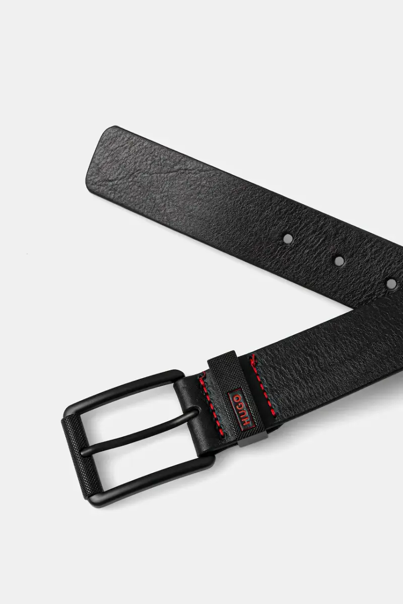 cintura in pelle uomo colore nero 50553992 miniatura 2